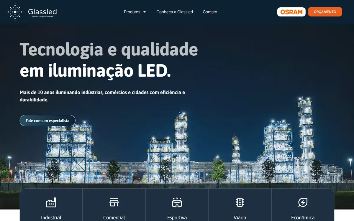 Sitio de Glassled