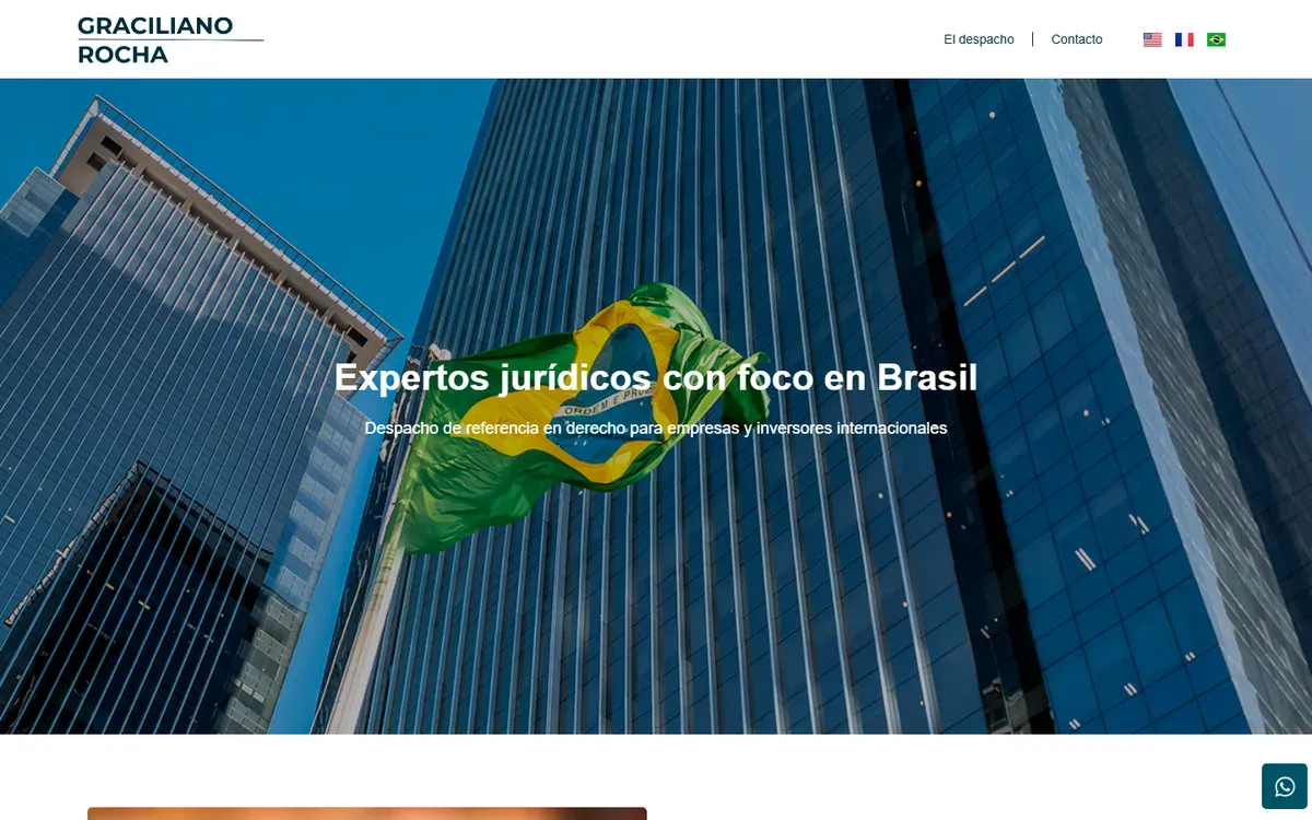 Sitio de Graciliano Rocha Abogados