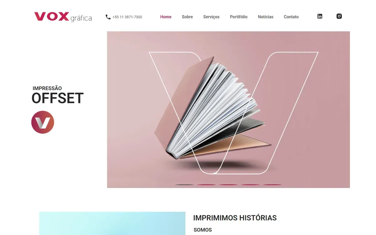 Sitio de Vox Gráfica